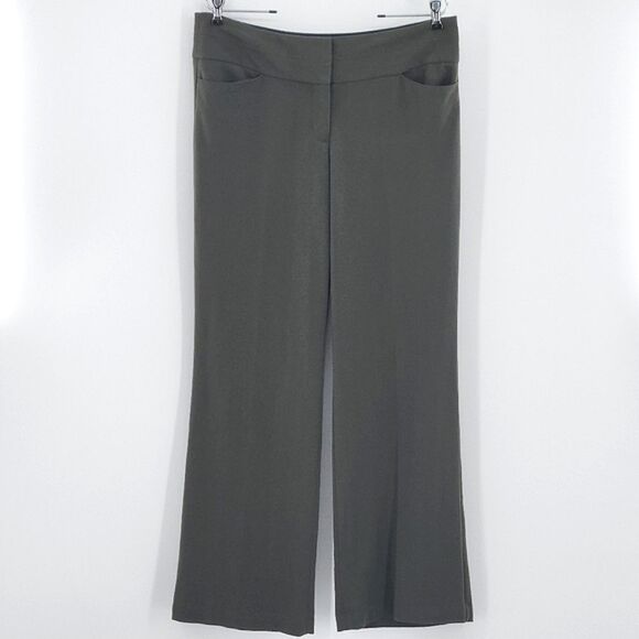 Express Editor Pants Womens Size 10 Green Work Office Business Professional Corp - Picture 1 of 7